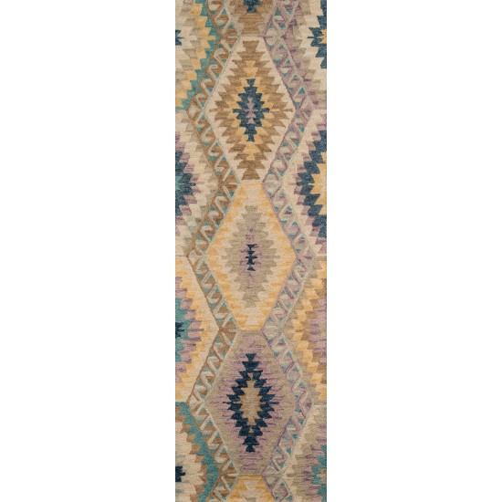 Rug, Momeni, Tangier, TAN16, Multi, 2'3" X 8' Runner, 29957