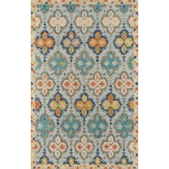 Rug, Momeni, Tangier, TAN17, Blue, 2' X 3', 40578