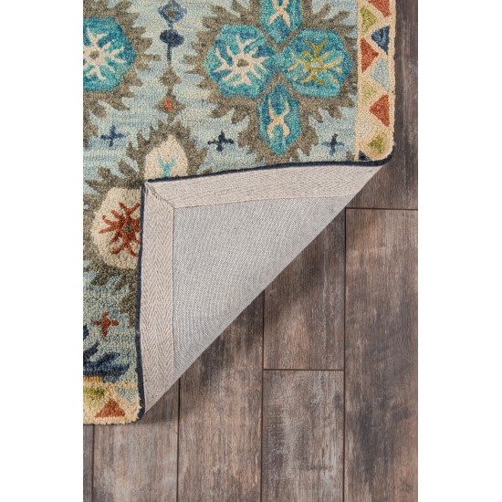 Rug, Momeni, Tangier, TAN17, Blue, 2' X 3', 40578