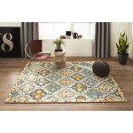 Rug, Momeni, Tangier, TAN17, Blue, 2' X 3', 40578