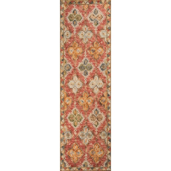 Rug, Momeni, Tangier, TAN17, Red, 5' X 8', 29969