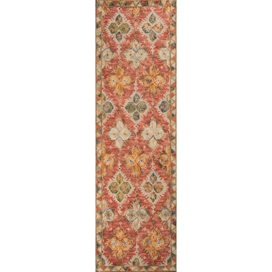 Rug, Momeni, Tangier, TAN17, Red, 8' X 11', 29980