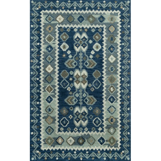 Rug, Momeni, Tangier, TAN-1, Blue, 2' X 3', 47470