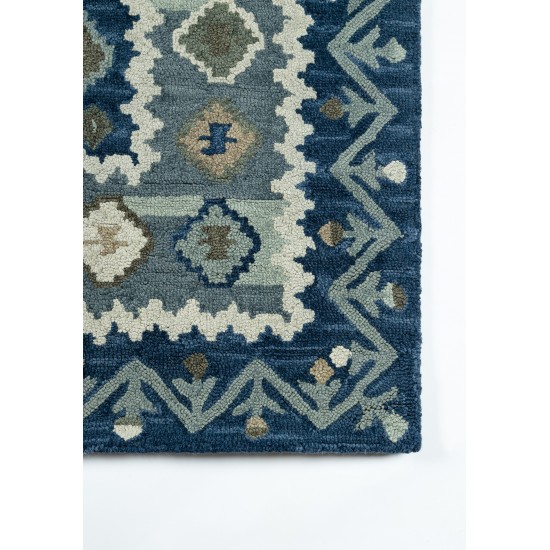 Rug, Momeni, Tangier, TAN-1, Blue, 2' X 3', 47470