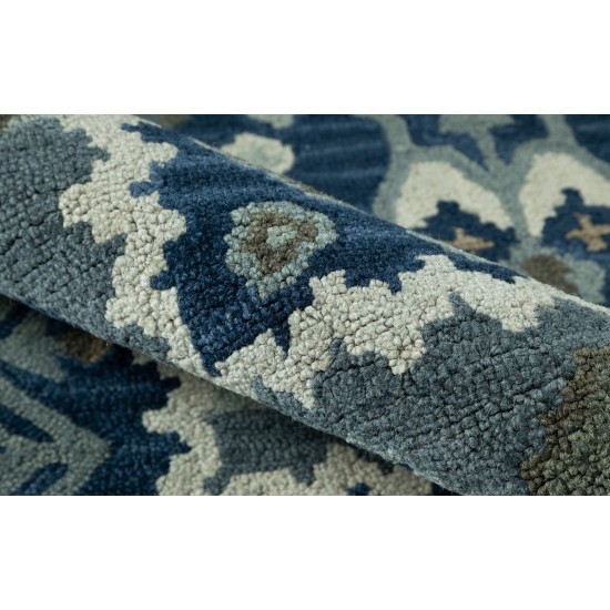 Rug, Momeni, Tangier, TAN-1, Blue, 3'6" X 5'6", 47472