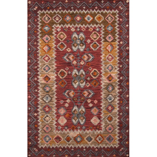 Rug, Momeni, Tangier, TAN-1, Red, 2' X 3', 27549