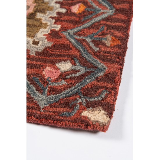 Rug, Momeni, Tangier, TAN-1, Red, 2'3" X 8' Runner, 27129