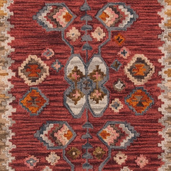 Rug, Momeni, Tangier, TAN-1, Red, 2'3" X 8' Runner, 27129