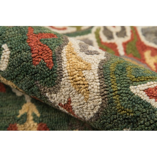 Rug, Momeni, Tangier, TAN25, Green, 3'6" X 5'6", 33344