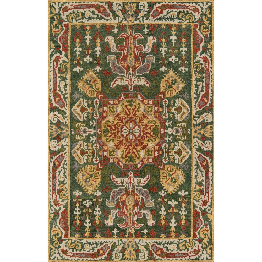 Rug, Momeni, Tangier, TAN25, Green, 5' X 8', 33353