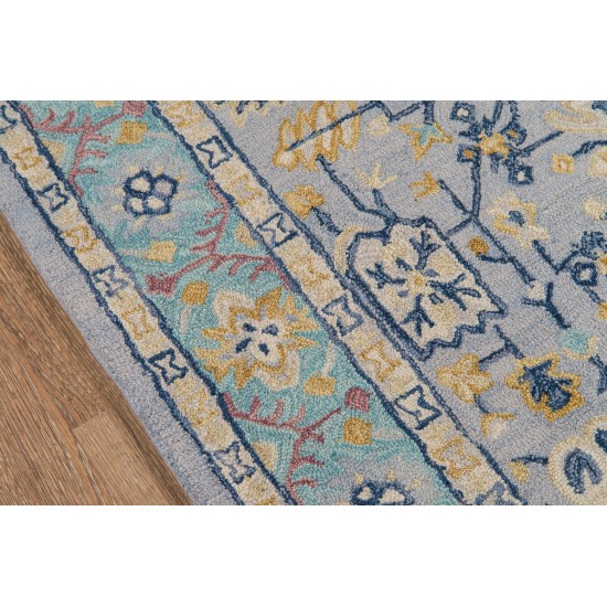 Rug, Momeni, Tangier, TAN30, Blue, 2' X 3', 36773