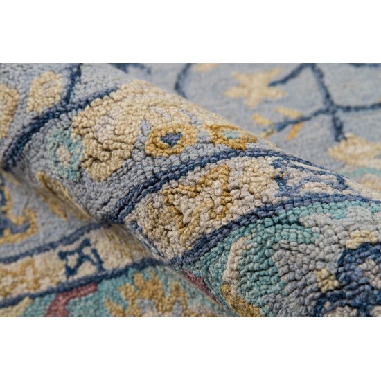 Rug, Momeni, Tangier, TAN30, Blue, 2' X 3', 36773