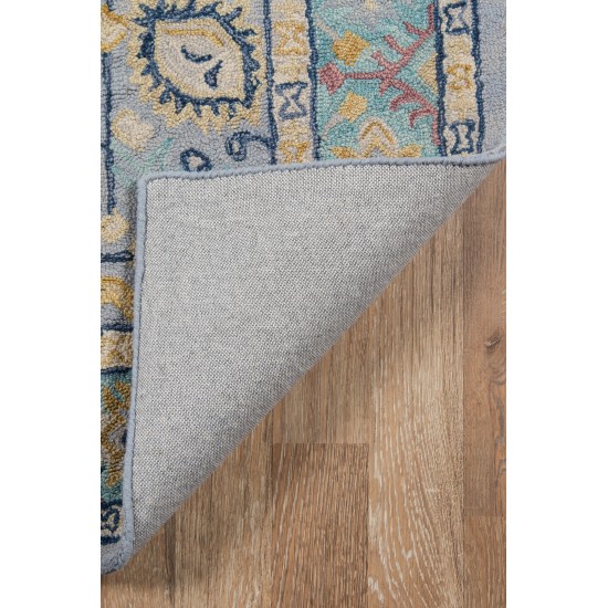 Rug, Momeni, Tangier, TAN30, Blue, 2'3" X 8' Runner, 36775