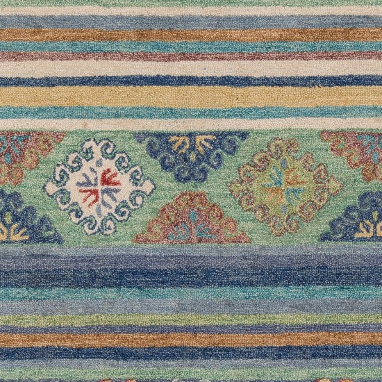 Rug, Momeni, Tangier, TAN32, Blue, 2' X 3', 37333