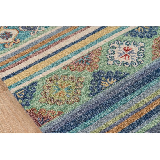 Rug, Momeni, Tangier, TAN32, Blue, 8' X 11', 37329