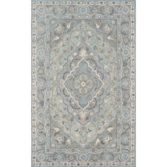 Rug, Momeni, Tangier, TAN33, Blue, 2' X 3', 40577