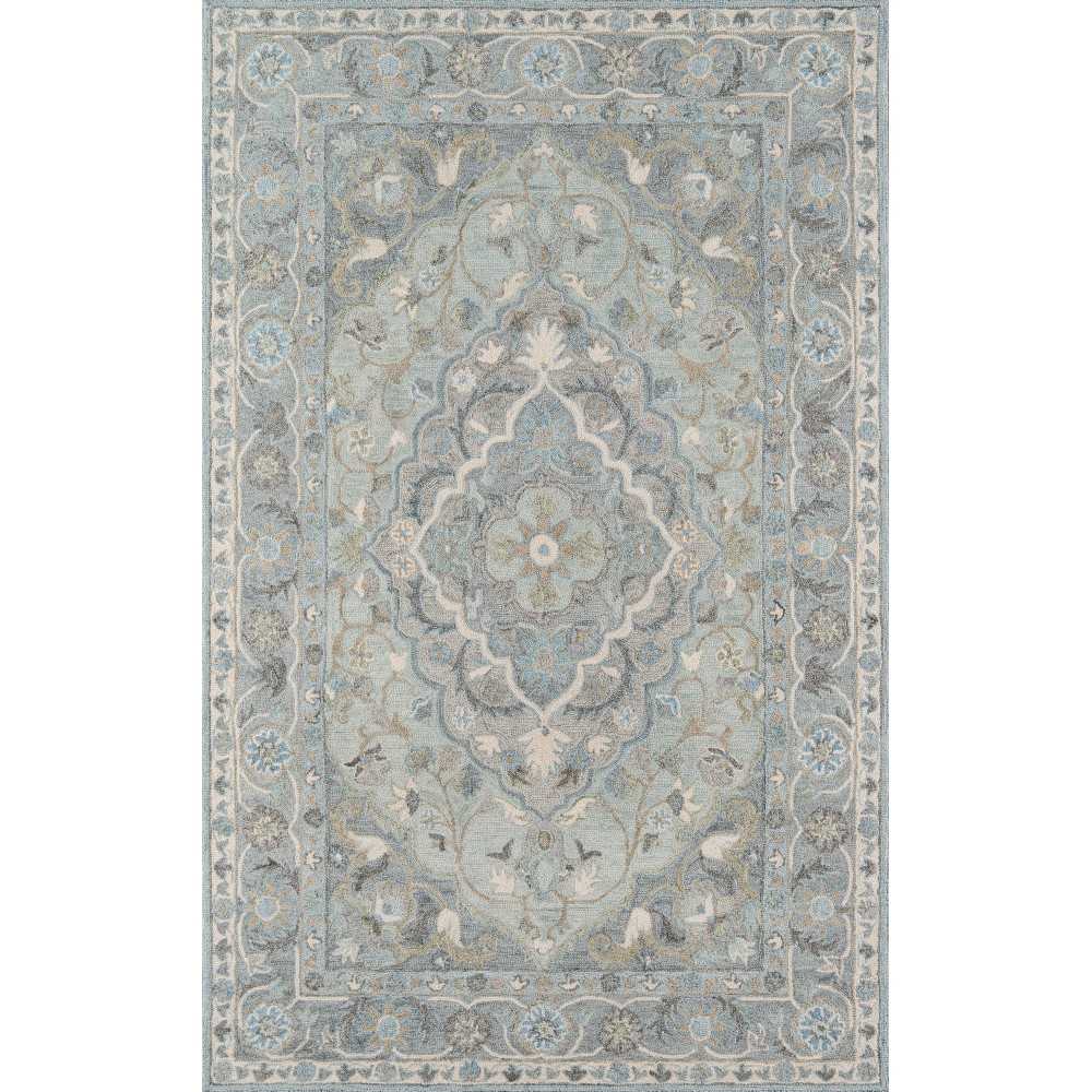 Rug, Momeni, Tangier, TAN33, Blue, 5' X 8', 40584