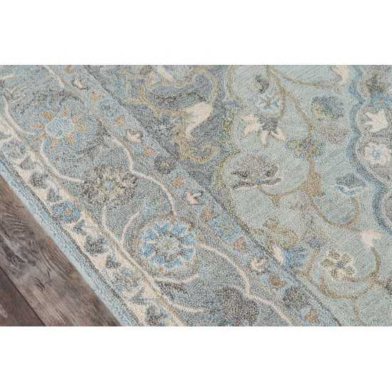 Rug, Momeni, Tangier, TAN33, Blue, 5' X 8', 40584