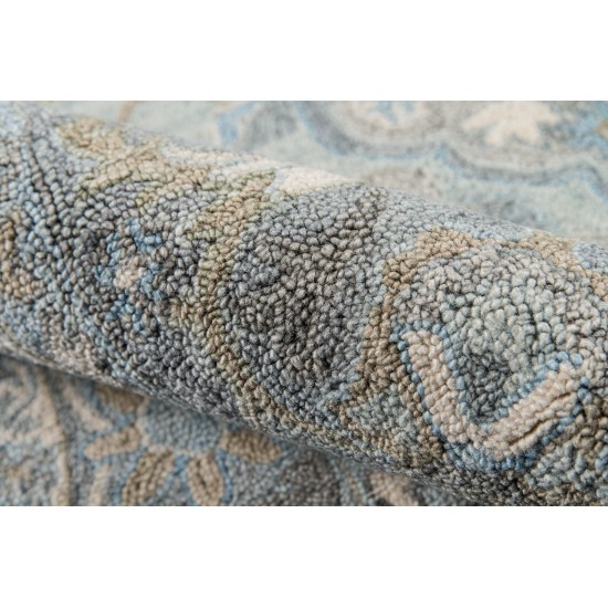 Rug, Momeni, Tangier, TAN33, Blue, 5' X 8', 40584