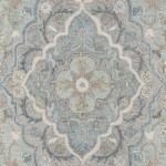 Rug, Momeni, Tangier, TAN33, Blue, 5' X 8', 40584
