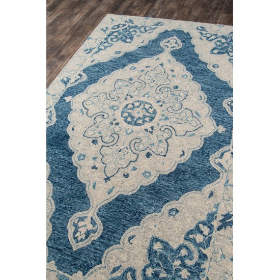 Rug, Momeni, Tangier, TAN36, Blue, 2' X 3', 42216