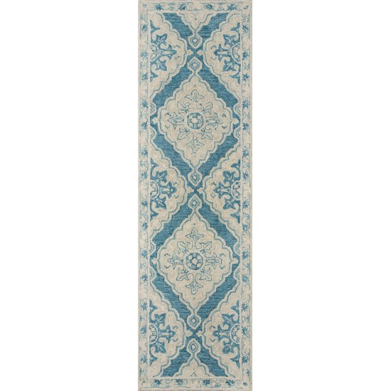 Rug, Momeni, Tangier, TAN36, Blue, 7'6" X 9'6", 42220