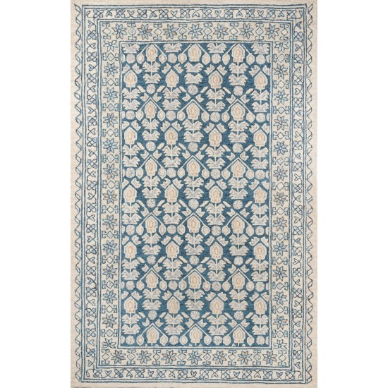 Rug, Momeni, Tangier, TAN38, Blue, 2' X 3', 44706