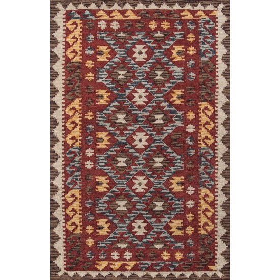 Rug, Momeni, Tangier, TAN-7, Red, 3'6" X 5'6", 27146