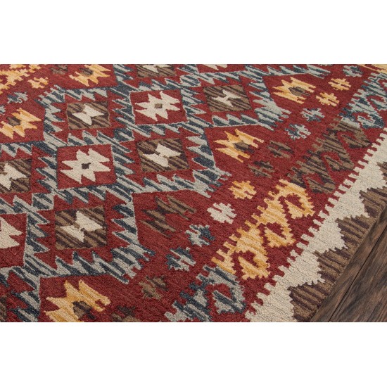 Rug, Momeni, Tangier, TAN-7, Red, 9'6" X 13'6", 27174