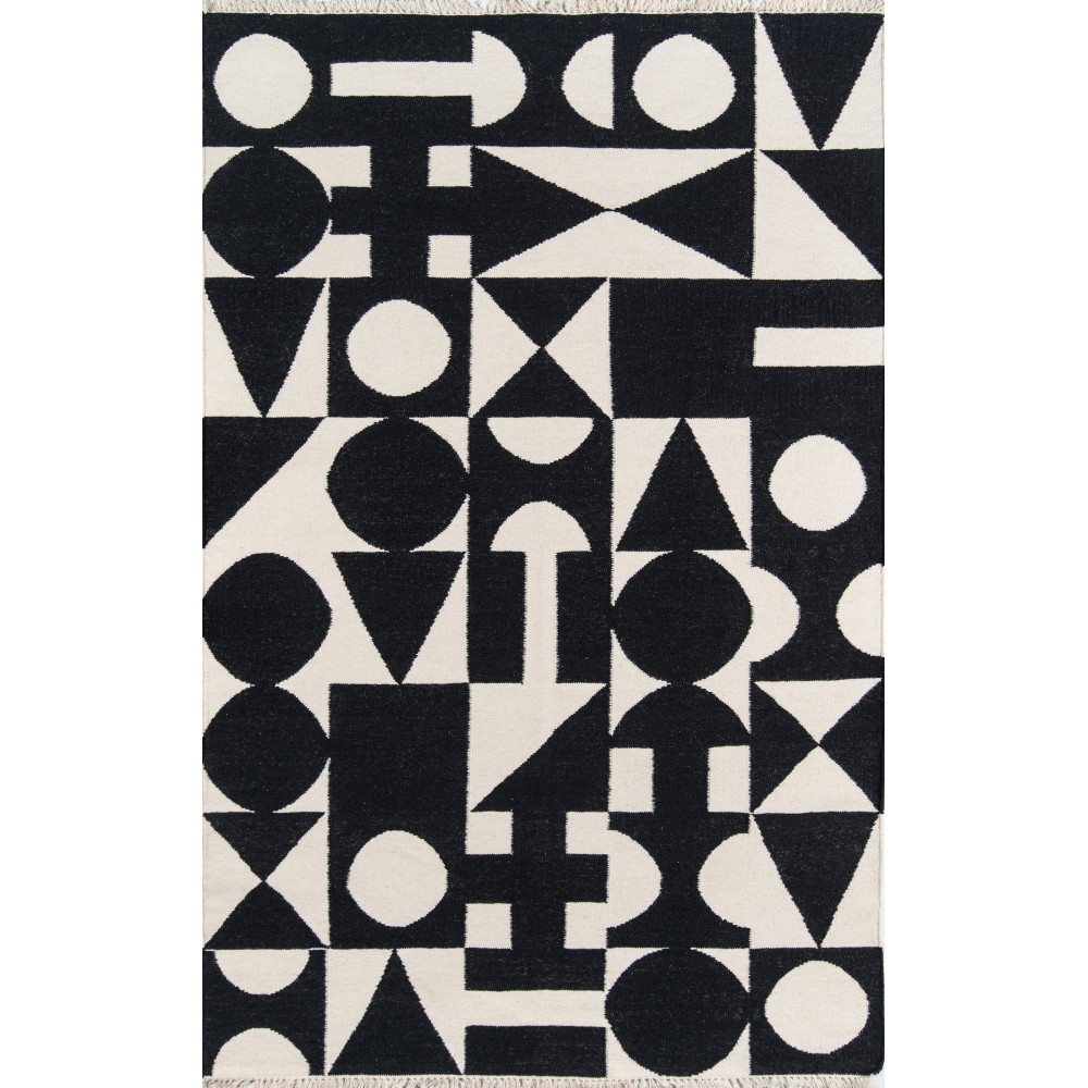 Rug, Novogratz, Topanga, TOP-3, Black, 3'6" X 5'6", 42524