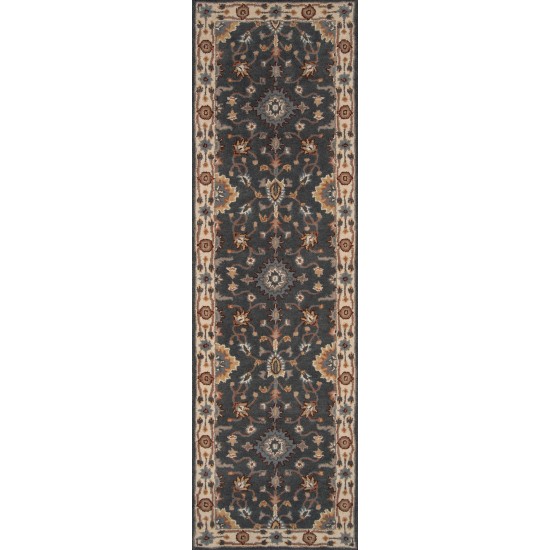 Rug, Momeni, Tudor, TUD-4, Grey, 2'3" X 8' Runner, 33908