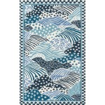 Rug, Madcap Cottage, Under A Loggia, UND-1, Blue, 3'9" X 5'9", 43177