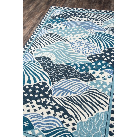 Rug, Madcap Cottage, Under A Loggia, UND-1, Blue, 3'9" X 5'9", 43177