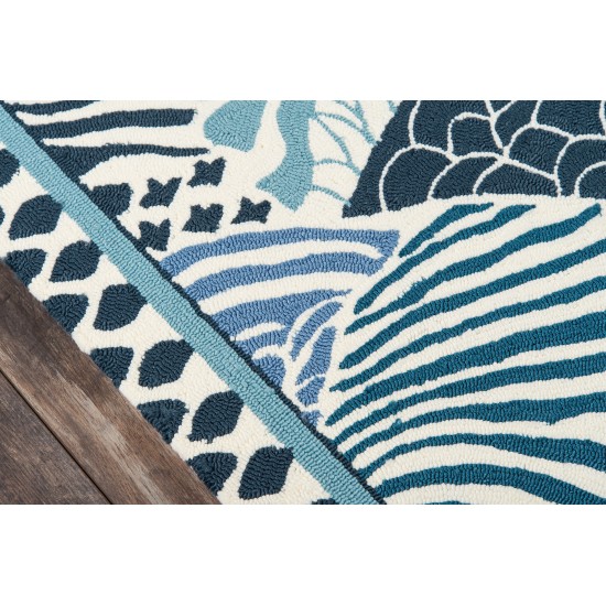 Rug, Madcap Cottage, Under A Loggia, UND-1, Blue, 3'9" X 5'9", 43177