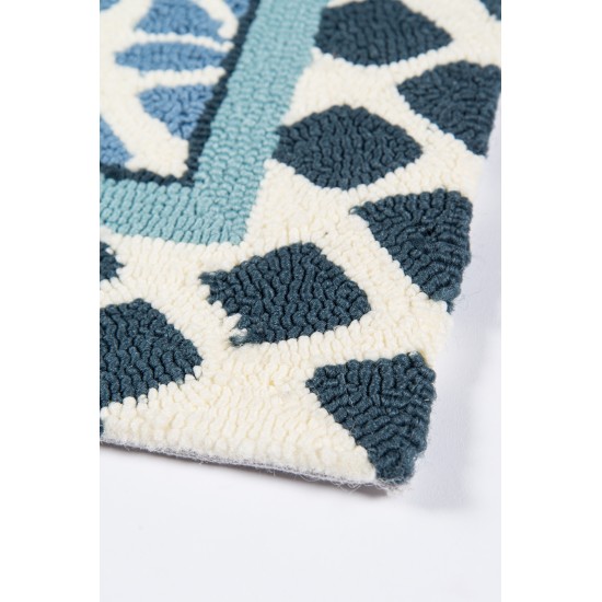 Rug, Madcap Cottage, Under A Loggia, UND-1, Blue, 3'9" X 5'9", 43177