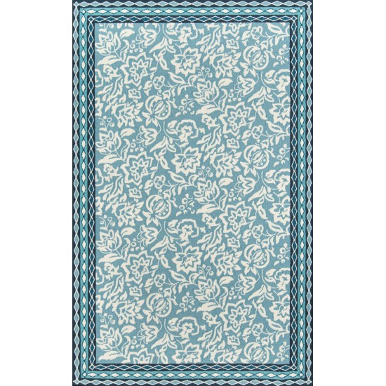 Rug, Madcap Cottage, Under A Loggia, UND-2, Blue, 2'3" X 8' Runner, 43224