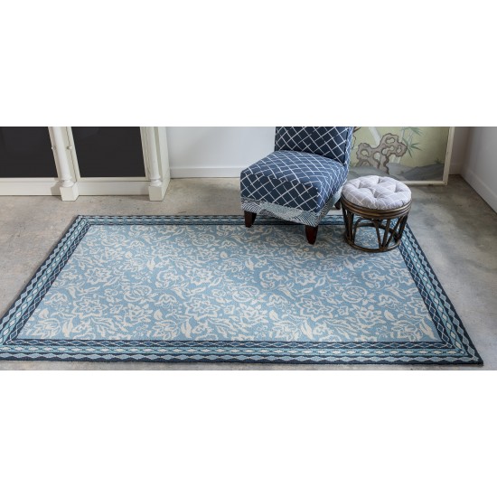 Rug, Madcap Cottage, Under A Loggia, UND-2, Blue, 8' X 10', 43210