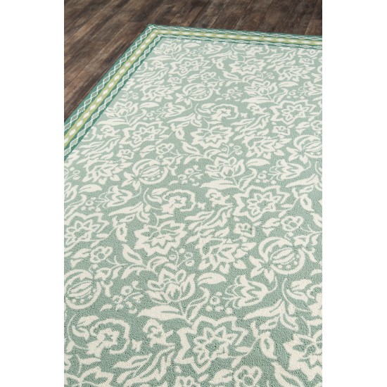 Rug, Madcap Cottage, Under A Loggia, UND-2, Green, 2'3" X 8' Runner, 43222