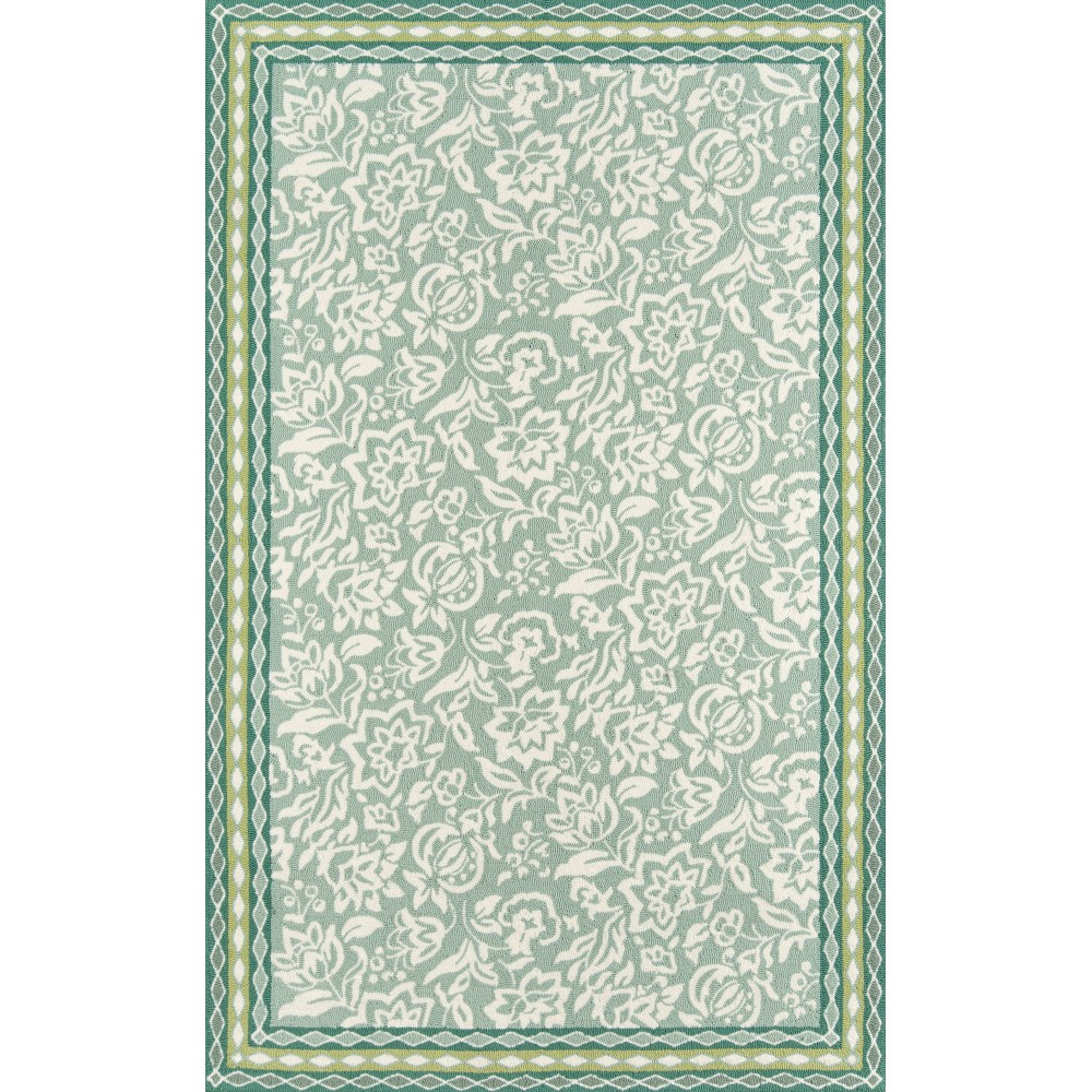 Rug, Madcap Cottage, Under A Loggia, UND-2, Green, 8' X 10', 43208