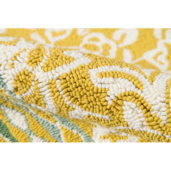 Rug, Madcap Cottage, Under A Loggia, UND-2, Yellow, 2' X 3', 43163