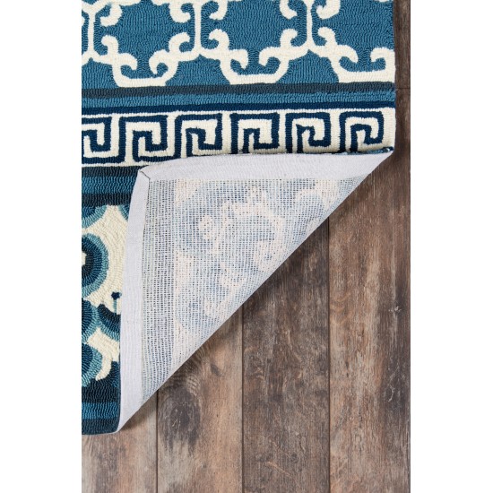 Rug, Madcap Cottage, Under A Loggia, UND-4, Navy, 8' X 10', 43214