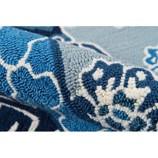 Rug, Madcap Cottage, Under A Loggia, UND-5, Blue, 2' X 3', 43173