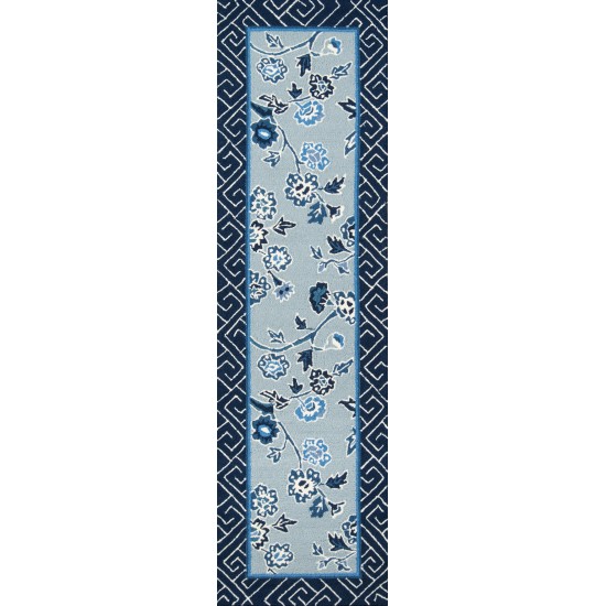 Rug, Madcap Cottage, Under A Loggia, UND-5, Blue, 2' X 3', 43173