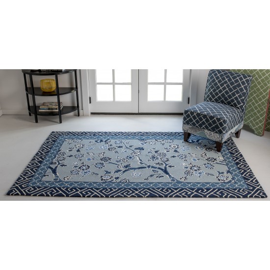Rug, Madcap Cottage, Under A Loggia, UND-5, Blue, 2' X 3', 43173