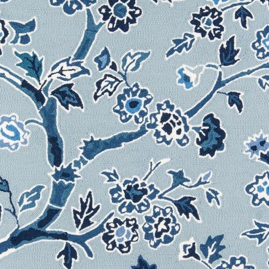 Rug, Madcap Cottage, Under A Loggia, UND-5, Blue, 2' X 3', 43173