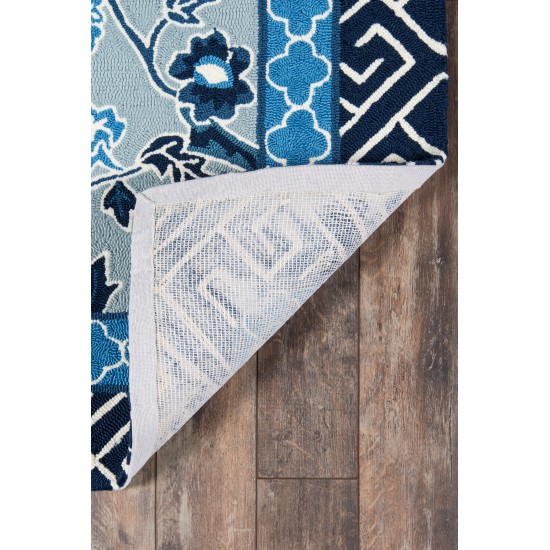 Rug, Madcap Cottage, Under A Loggia, UND-5, Blue, 2'3" X 8' Runner, 43230