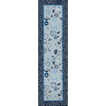 Rug, Madcap Cottage, Under A Loggia, UND-5, Blue, 2'3" X 8' Runner, 43230