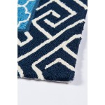 Rug, Madcap Cottage, Under A Loggia, UND-5, Blue, 5' X 8', 43202