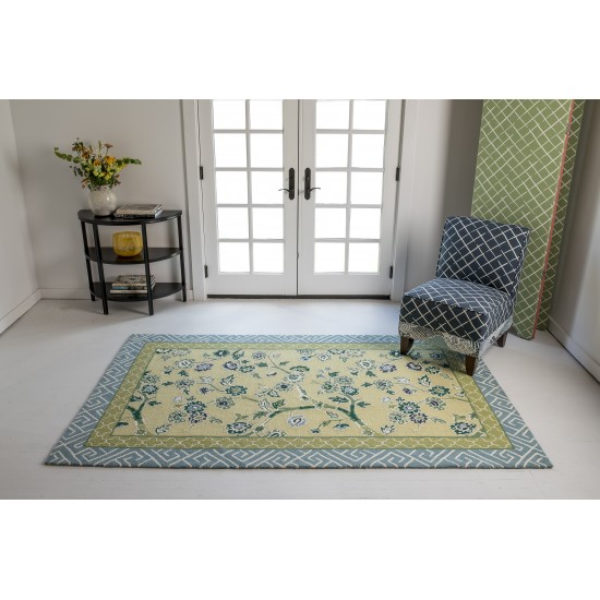 Rug, Madcap Cottage, Under A Loggia, UND-5, Yellow, 5' X 8', 43203