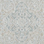 Rug, Momeni, Valencia, VAL-1, Light Blue, 2'3" X 8' Runner, 41109